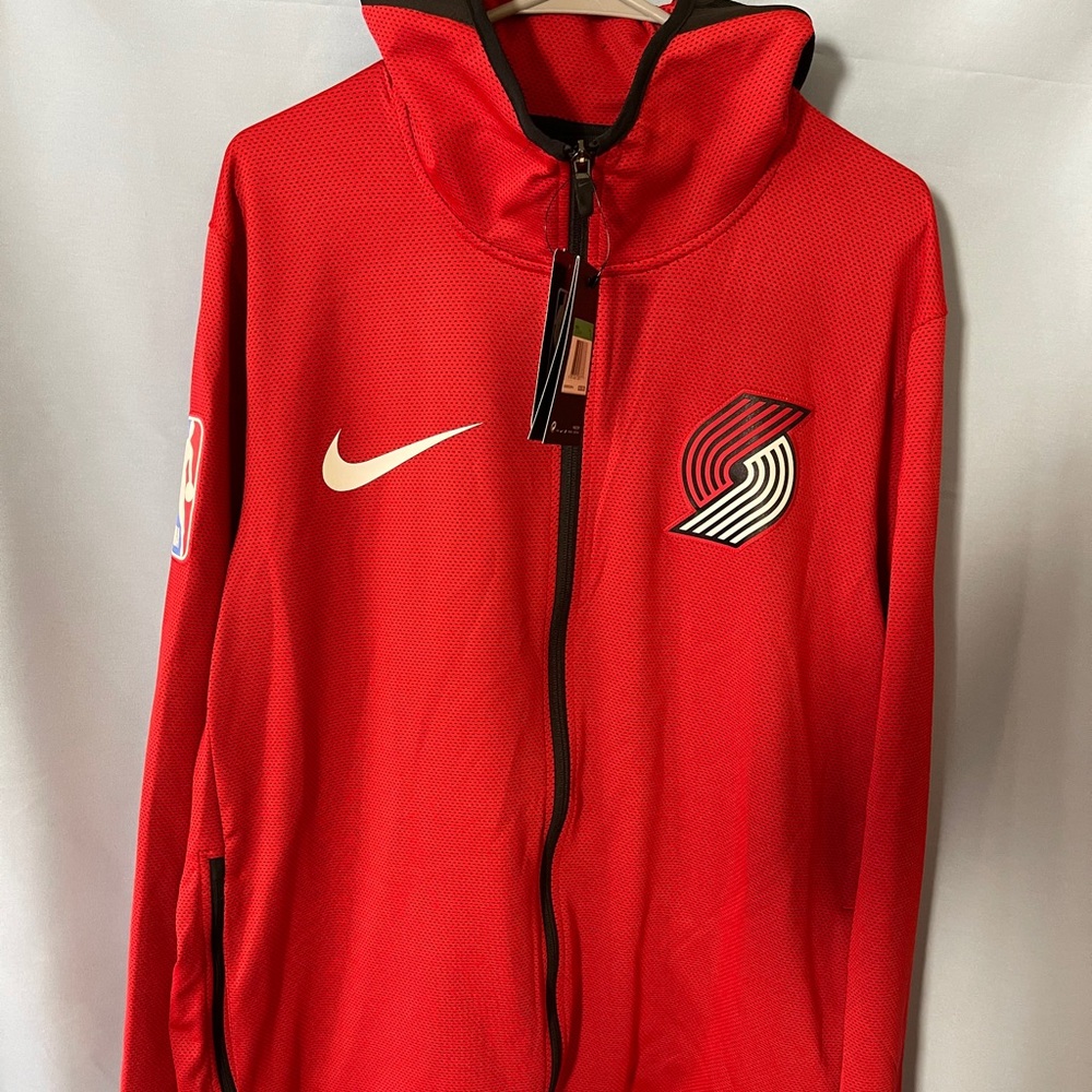 NBA Portland trailblazers zip up hoodie